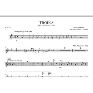 Troika (aus "Leutnant Kijé") - F-Horn