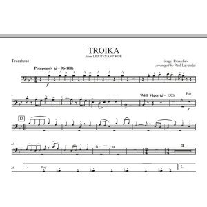 Troika (aus "Leutnant Kijé") - Posaune