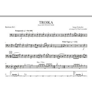 Troika (aus "Leutnant Kijé") - Bariton B.C.