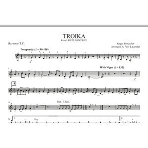 Troika (from "Lieutenant Kije") - Baritone T.C.