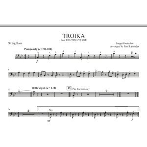 Troika (from "Lieutenant Kije") - String Bass
