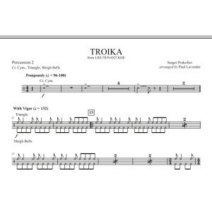 Troika (from "Lieutenant Kije") - Percussion 2