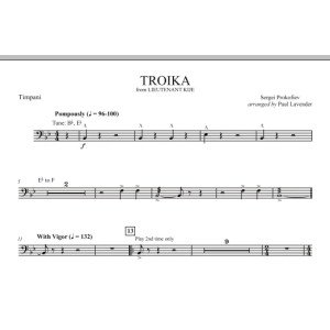 Troika (from "Lieutenant Kije") - Timpani