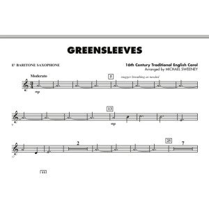 Greensleeves - Eb Baritone Saxophone