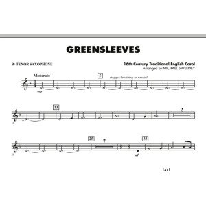 Greensleeves - Bb Tenor Saxophone