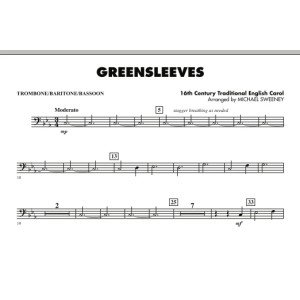 Greensleeves - Trombone/Baritone B.C./Bassoon