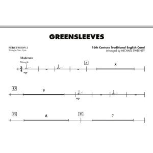 Greensleeves - Percussion 2