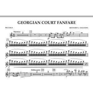 Georgian Court Fanfare - Piccolo