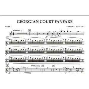 Georgian Court Fanfare - Flute 2