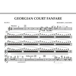 Georgian Court Fanfare - Flute 1