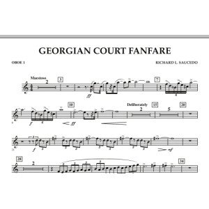 Georgian Court Fanfare - Oboe 1