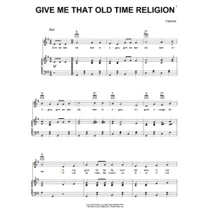Give Me That Old Time Religion