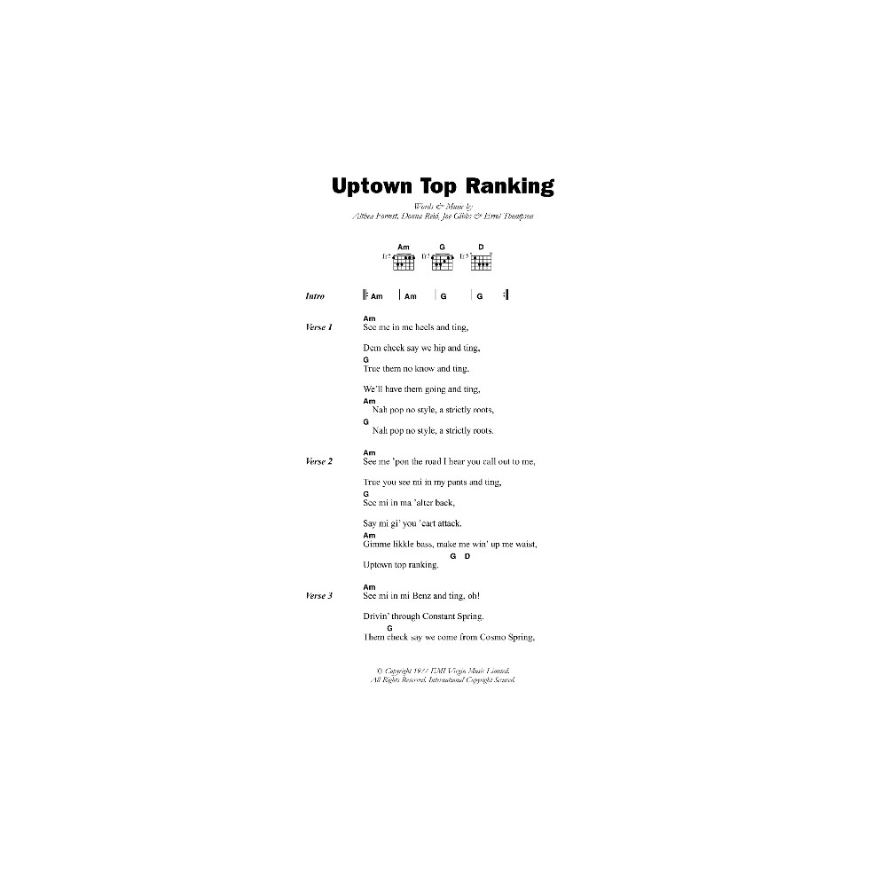 Uptown Top Ranking