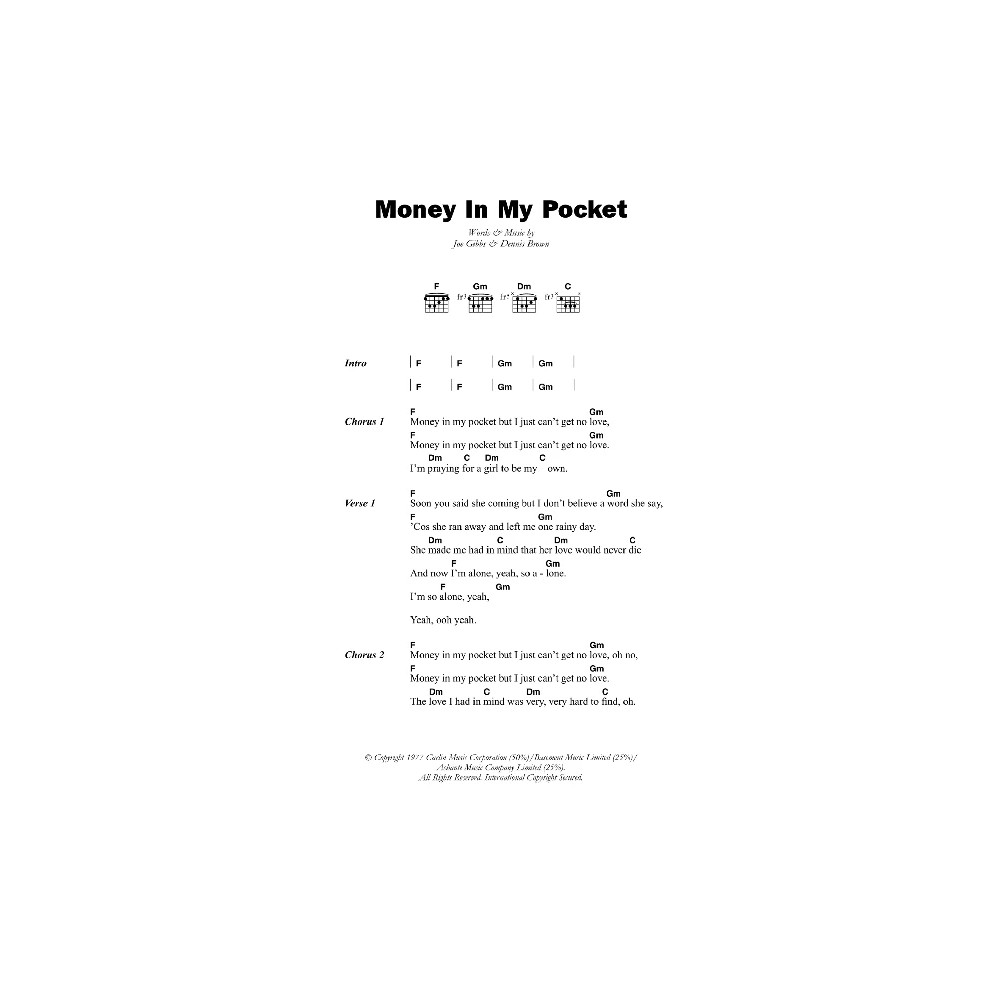 Money In My Pocket