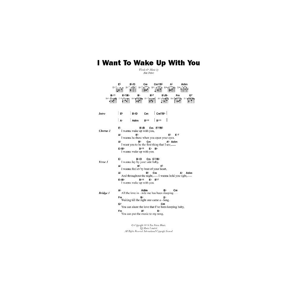 I Want To Wake Up With You