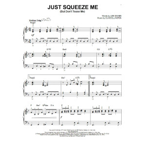 Just Squeeze Me (But Don't Tease Me) (arr. Brent Edstrom)