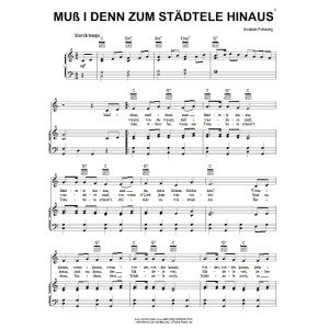 Muss I Denn Zum Stadtele Hinaus