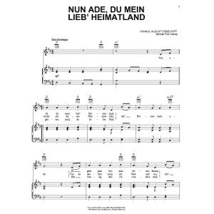 Nun Ade, Du Mein Lieb' Heimatlan