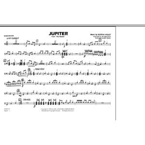 Jupiter (from "The Planets") - Multiple Bass Drums