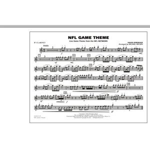 NFL Game Theme - Bb Clarinet