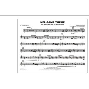 NFL Game Theme - Eb Baritone Sax