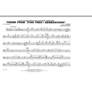 Theme from Star Trek: Generations - 1st Trombone