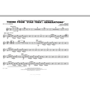 Theme from Star Trek: Generations - Bells/Xylophone