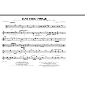 Star Trek Finale - Bb Clarinet