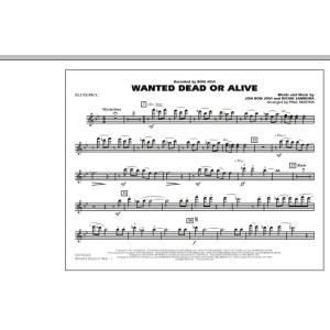 Wanted Dead or Alive - Flute/Piccolo