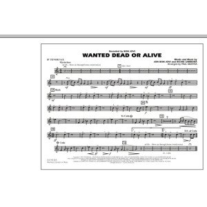 Wanted Dead or Alive - Bb Tenor Sax