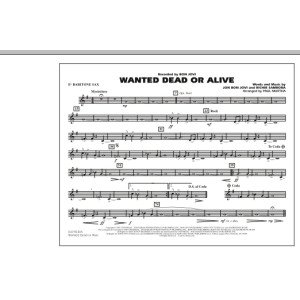 Wanted Dead or Alive - Eb Baritone Sax