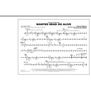 Wanted Dead or Alive - Aux Percussion