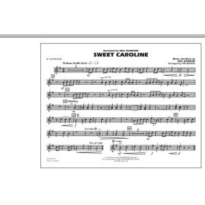 Sweet Caroline - Eb Alto Sax