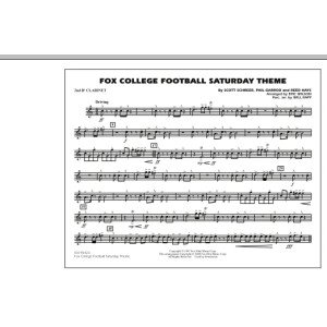 Fox College Football Saturday Theme - Bb Clarinet 2