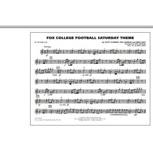 Fox College Football Saturday Theme - Bb Tenor Sax