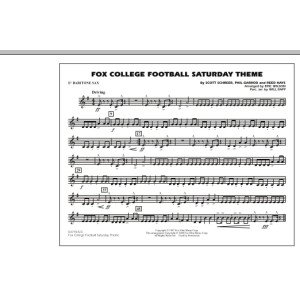 Fox College Football Saturday Theme - Eb Baritone Sax