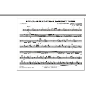 Fox College Football Saturday Theme - 2nd Trombone