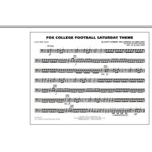 Fox College Football Saturday Theme - Electric Bass