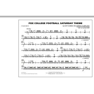 Fox College Football Saturday Theme - Snare Drum