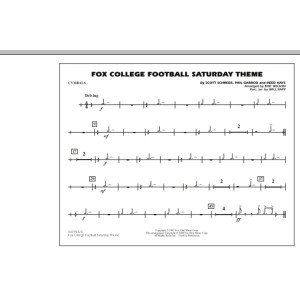 Fox College Football Saturday Theme - Cymbals