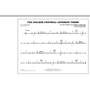 Fox College Football Saturday Theme - Aux Percussion