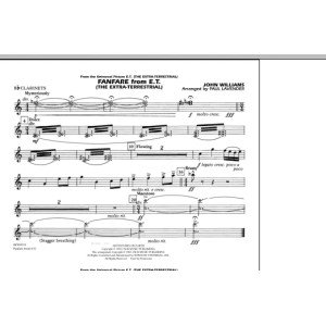 Fanfare from E.T. (The Extra-Terrestrial) - Bb Clarinet