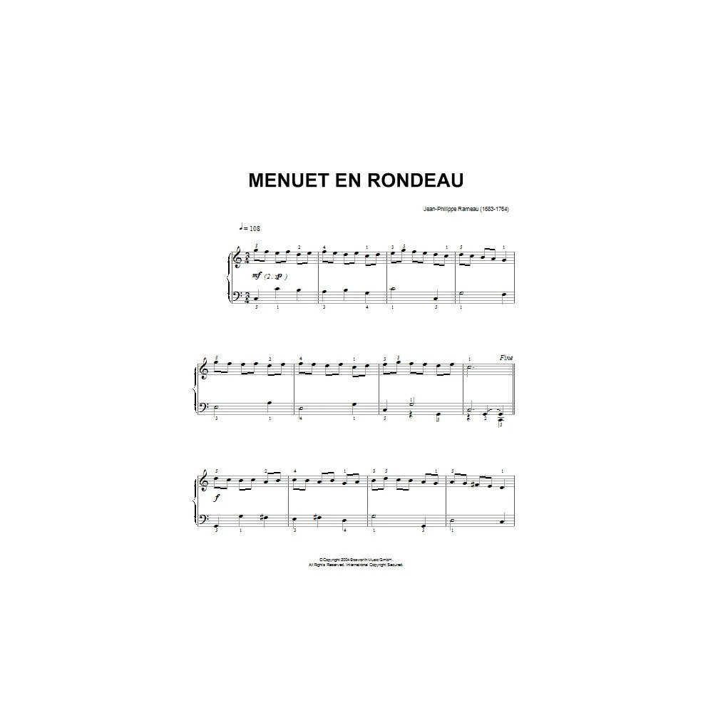 Menuet En Rondeau