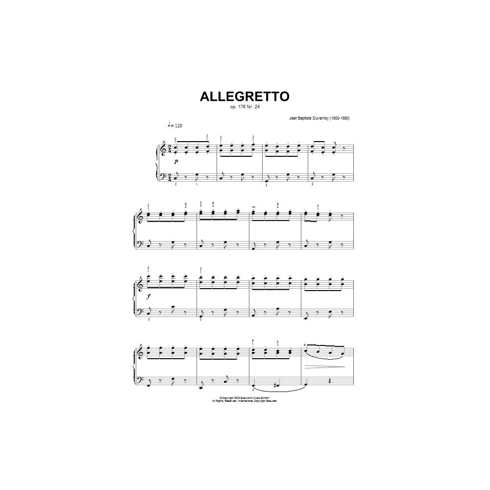 Allegretto, Op.176, No.24