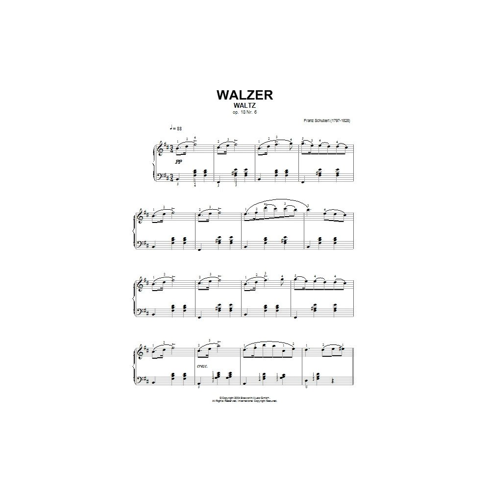 Waltz Op. 18, No. 6