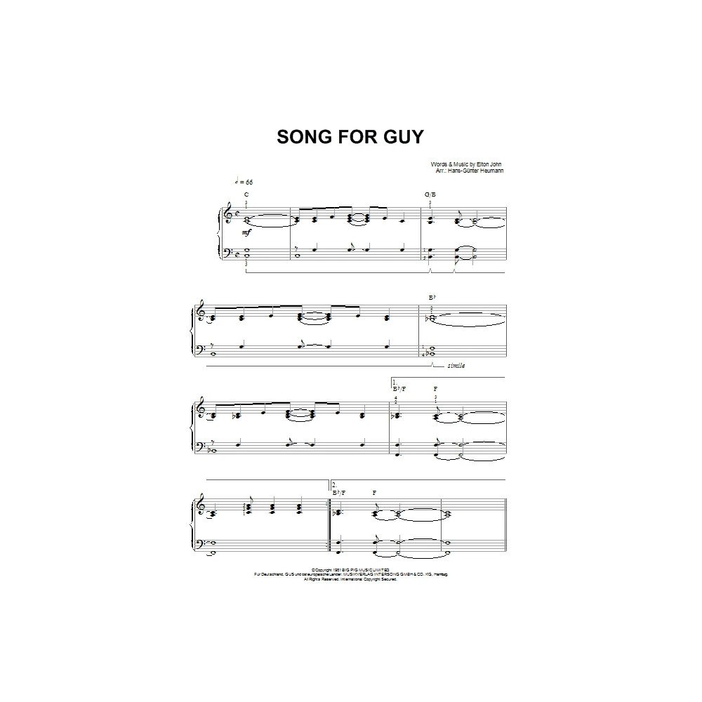 Song For Guy