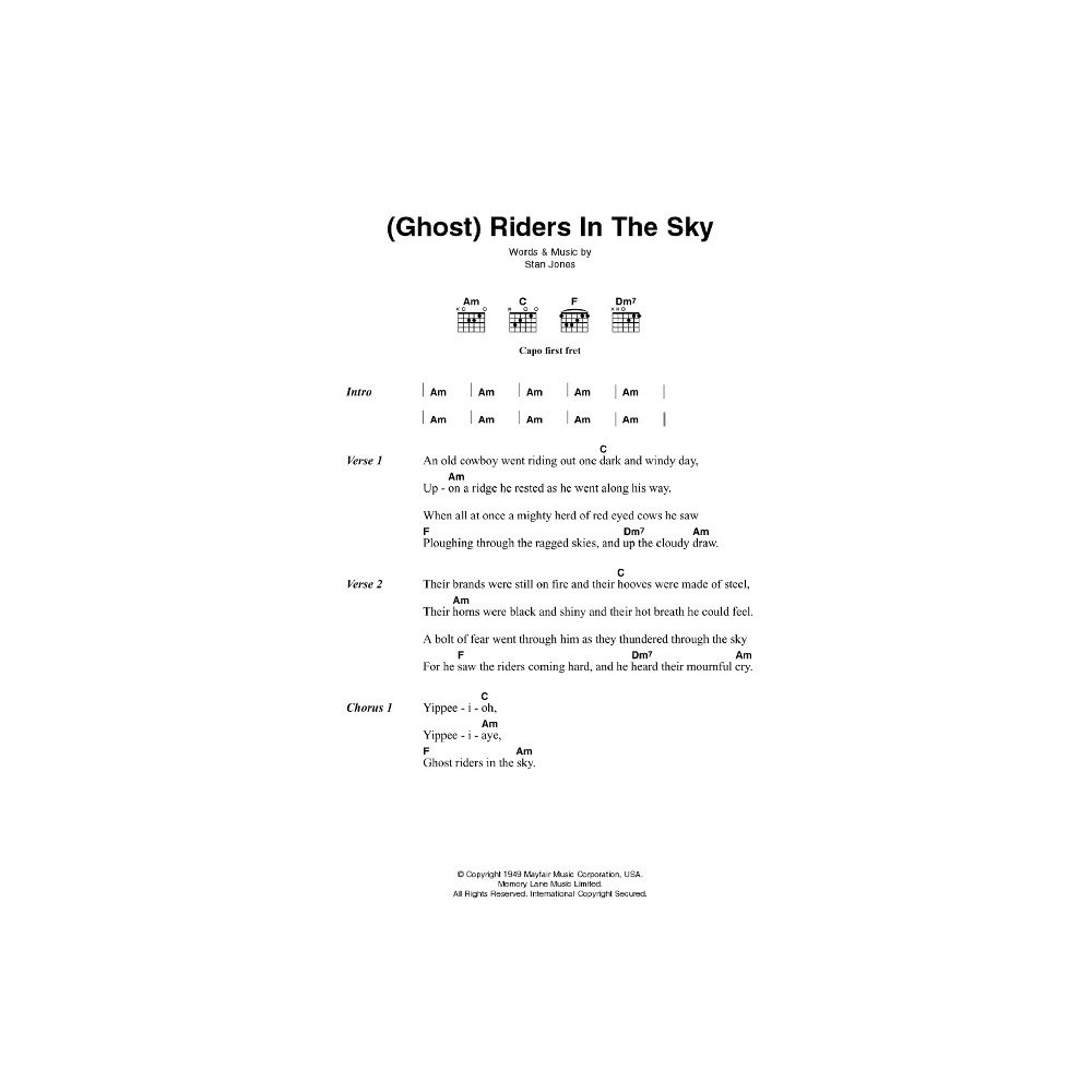 Ghost Riders In The Sky