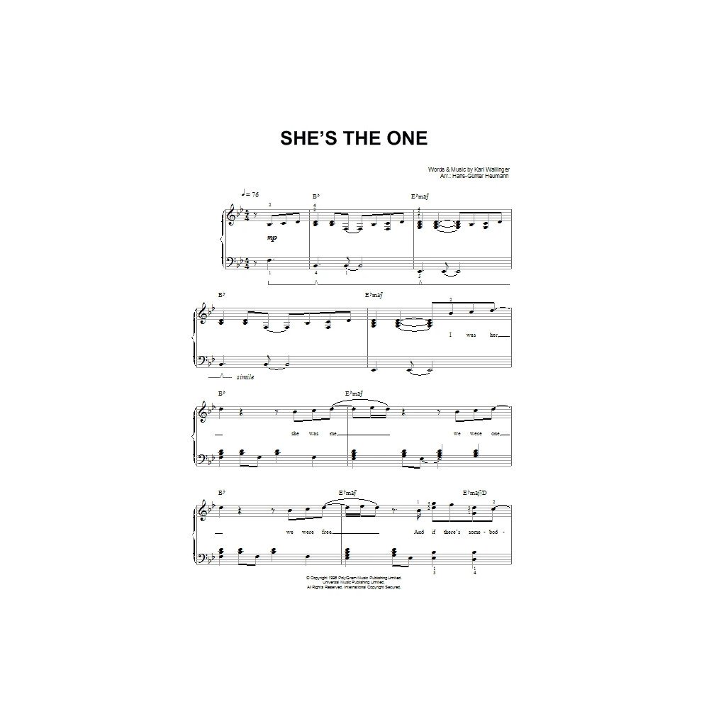 She's The One
