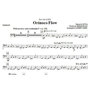 Orinoco Flow (arr. Kirby Shaw) - Timpani