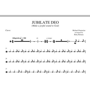 Jubilate Deo - Claves